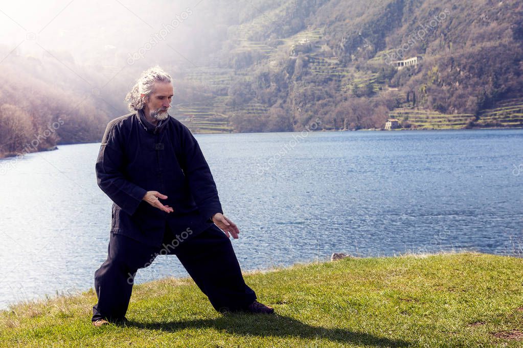Lezione di Taijiquan per principianti con movimenti lenti e guidati